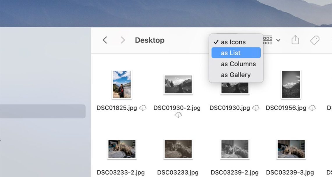 Sådan vælger du flere filer på Mac